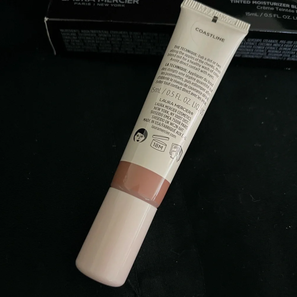 🔥BRAND NEW Laura Mercier Tinted Moisturizer Blush Color Coastline FULL SIZE